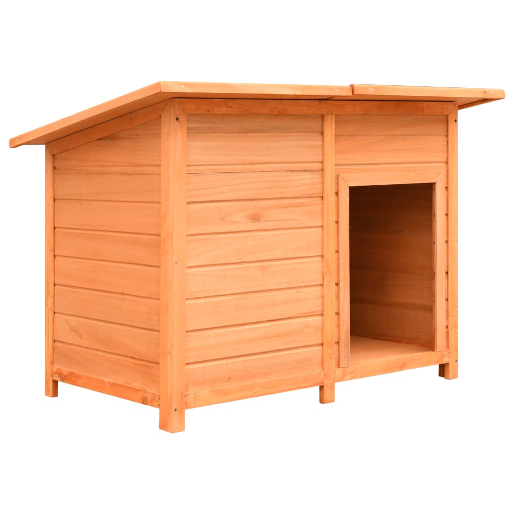 NNEVL Dog Cage Solid Pine & Fir Wood 120x77x86 cm