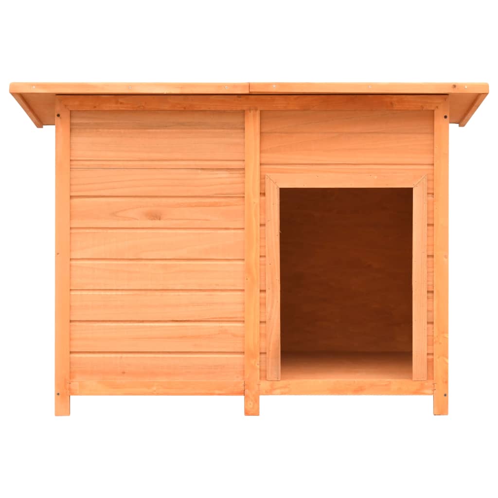 NNEVL Dog Cage Solid Pine & Fir Wood 120x77x86 cm