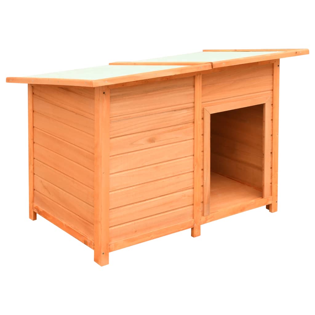 NNEVL Dog Cage Solid Pine & Fir Wood 120x77x86 cm