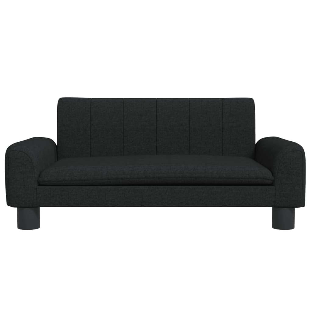 NNEVL Dog Bed Black 70x45x30 cm Fabric