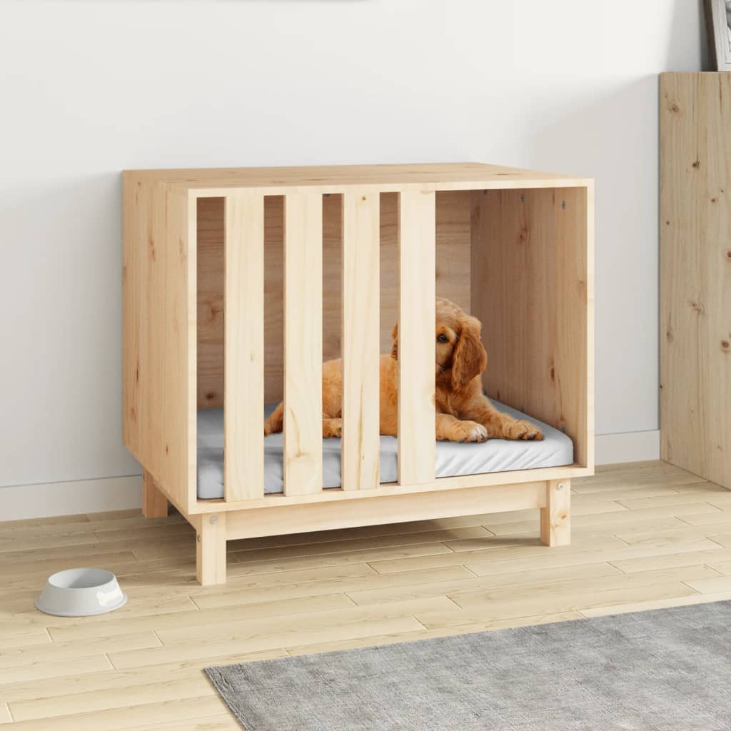 NNEVL Dog House 70x50x62 cm Solid Wood Pine