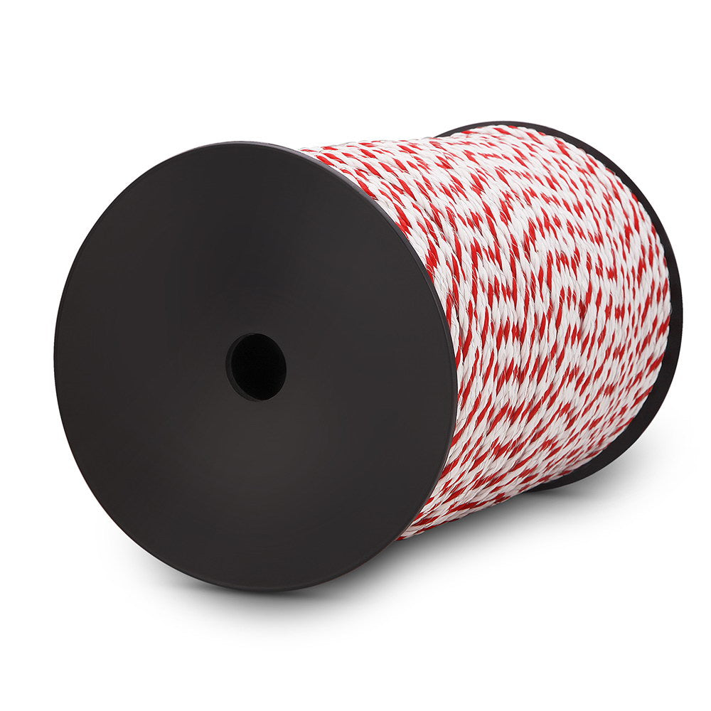 NNEDSZ 1000M Electric Fence Wire Tape Poly Stainless Steel Temporary Fencing Kit