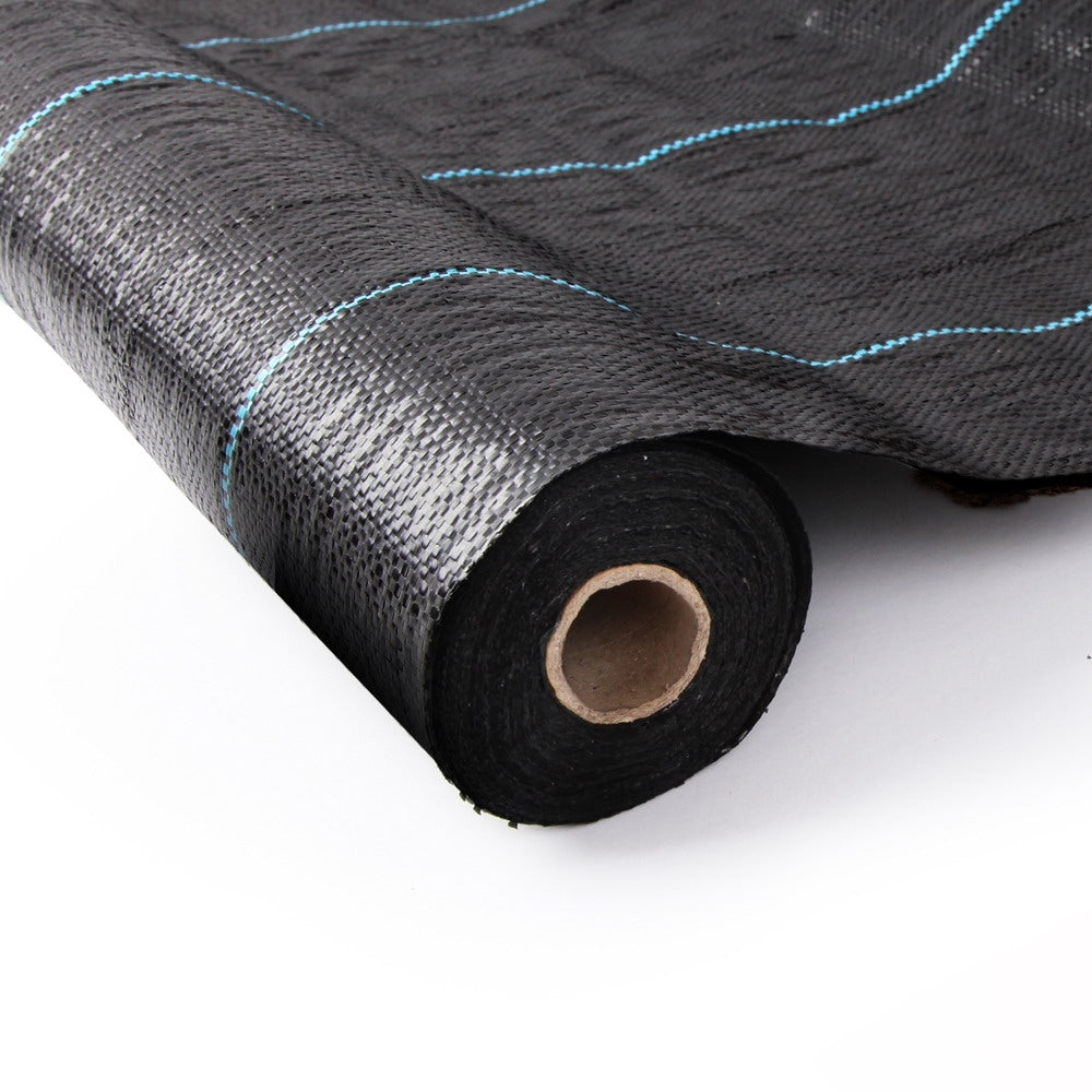 NNEDSZ 1.83m X 100m Weedmat Weed Control Mat Woven Fabric Gardening Plant PE